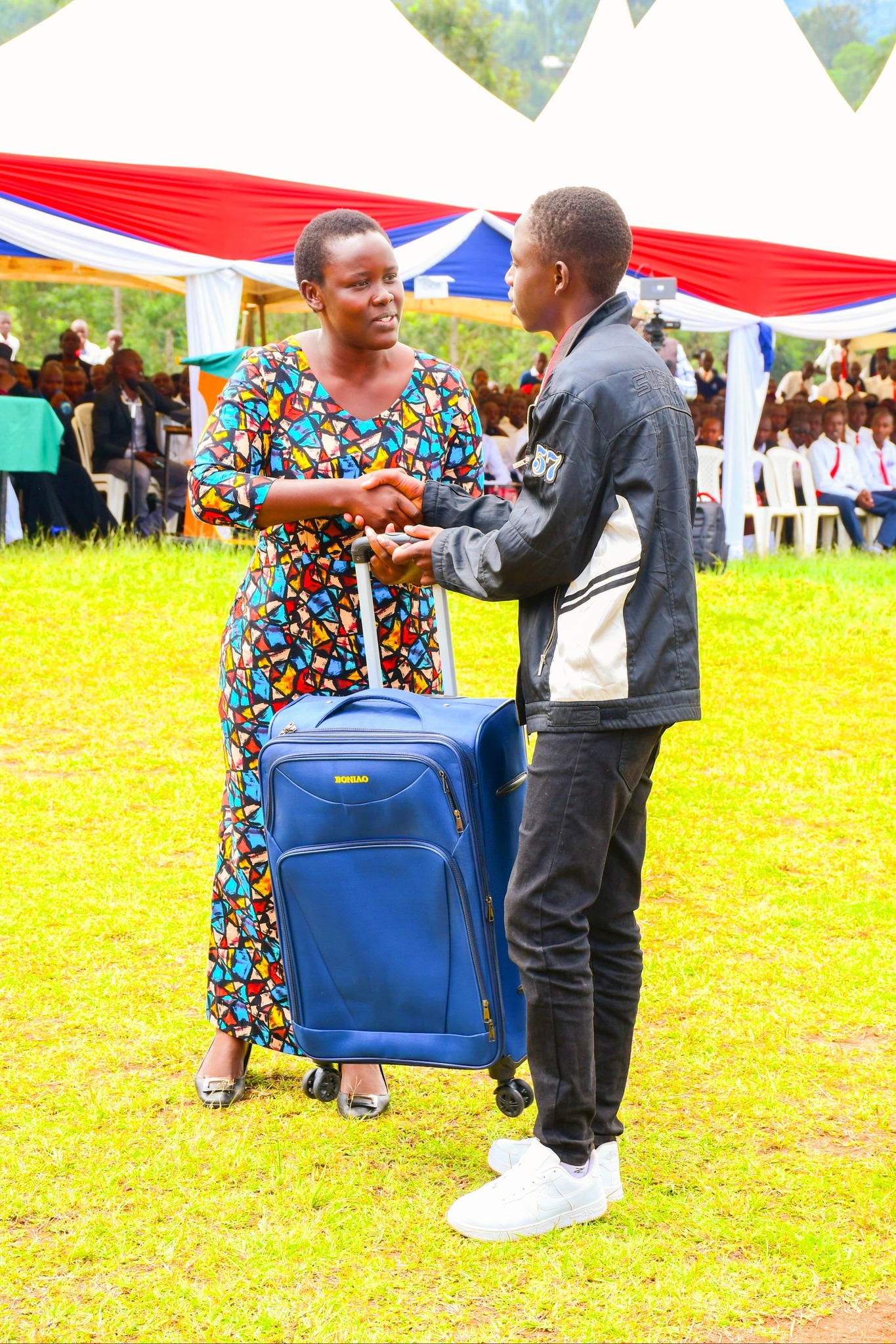 School visit and education support